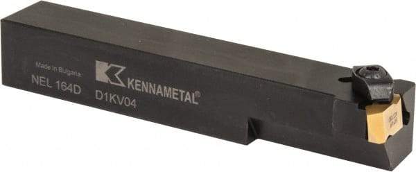 Kennametal - Internal/External Thread, Left Hand Cut, 1" Shank Width x 1" Shank Height Indexable Threading Toolholder - 6" OAL, N.4R Insert Compatibility, NE Toolholder, Series Top Notch - Top Tool & Supply