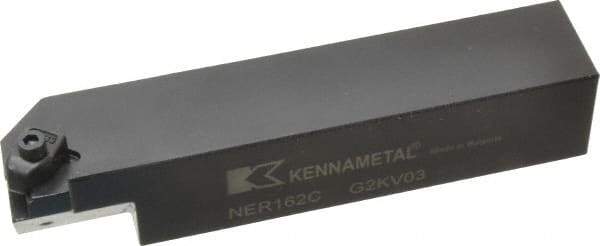 Kennametal - Internal/External Thread, Right Hand Cut, 1" Shank Width x 1" Shank Height Indexable Threading Toolholder - 5" OAL, N.2L Insert Compatibility, NE Toolholder, Series Top Notch - Top Tool & Supply