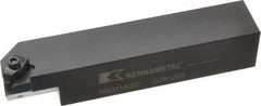 Kennametal - Internal/External Thread, Right Hand Cut, 1" Shank Width x 1" Shank Height Indexable Threading Toolholder - 5" OAL, N.2L Insert Compatibility, NE Toolholder, Series Top Notch - Top Tool & Supply