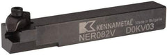 Kennametal - Internal/External Thread, Right Hand Cut, 1/2" Shank Width x 1/2" Shank Height Indexable Threading Toolholder - 3-1/2" OAL, N.2L Insert Compatibility, NE Toolholder, Series Top Notch - Top Tool & Supply