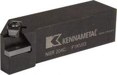 Kennametal - Internal/External Thread, Right Hand Cut, 1-1/4" Shank Width x 1-1/4" Shank Height Indexable Threading Toolholder - 5" OAL, N.4R Insert Compatibility, NS Toolholder, Series Top Notch - Top Tool & Supply