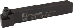 Kennametal - External Thread, Right Hand Cut, 5/8" Shank Width x 5/8" Shank Height Indexable Threading Toolholder - 4-1/2" OAL, N.2R Insert Compatibility, NS Toolholder, Series Top Notch - Top Tool & Supply