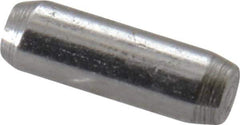 Made in USA - 1/16" Diam x 1/8" Pin Length 416 Stainless Steel Precision Dowel Pin - Passivated Finish, C 36-42 Hardness, 2 Beveled End - Top Tool & Supply