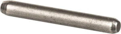 Made in USA - 1/16" Diam x 1/2" Pin Length 416 Stainless Steel Precision Dowel Pin - Passivated Finish, C 36-42 Hardness, 2 Beveled End - Top Tool & Supply