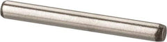 Made in USA - 1/16" Diam x 9/16" Pin Length 416 Stainless Steel Precision Dowel Pin - Passivated Finish, C 36-42 Hardness, 2 Beveled End - Top Tool & Supply