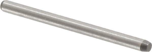 Made in USA - 1/16" Diam x 7/8" Pin Length 416 Stainless Steel Precision Dowel Pin - Passivated Finish, C 36-42 Hardness, 2 Beveled End - Top Tool & Supply