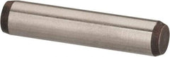 Made in USA - 3/16" Diam x 7/8" Pin Length 416 Stainless Steel Precision Dowel Pin - Passivated Finish, C 36-42 Hardness, 2 Beveled End - Top Tool & Supply