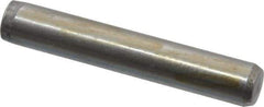 Made in USA - 1/4" Diam x 1-1/2" Pin Length 416 Stainless Steel Precision Dowel Pin - Passivated Finish, C 36-42 Hardness, 2 Beveled End - Top Tool & Supply