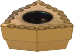 Komet - WOEX05T304 03 Grade BK8425 Carbide Indexable Drill Insert - TiAlN/TiN Finish, Trigon, 8mm Inscribed Circle - Top Tool & Supply