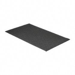 PRO-SAFE - 5' Long x 3' Wide, Dry Environment, Anti-Fatigue Matting - Black, Vinyl with Vinyl Sponge Base, Beveled on 4 Sides - Top Tool & Supply