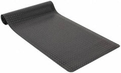 PRO-SAFE - 10' Long x 3' Wide, Dry Environment, Anti-Fatigue Matting - Black, Vinyl with Vinyl Sponge Base, Beveled on 4 Sides - Top Tool & Supply