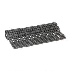 PRO-SAFE - 3' Long x 3' Wide x 5/8" Thick, Anti-Fatigue Modular Matting Tiles - Black, For Dry & Wet Areas, Series Pro-Safe - Top Tool & Supply