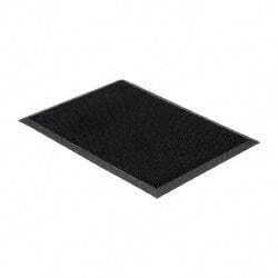 PRO-SAFE - 32 Inch Long x 2 Ft. Wide, SBR Rubber Surface, Bristle Surface Entrance Matting - 5/8 Inch Thick, Indoor and Outdoor, SBR Rubber, Black - Top Tool & Supply