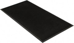 PRO-SAFE - 6 Ft. Long x 3 Ft. Wide, SBR Rubber Surface, Bristle Surface Entrance Matting - 5/8 Inch Thick, Indoor and Outdoor, SBR Rubber, Black - Top Tool & Supply