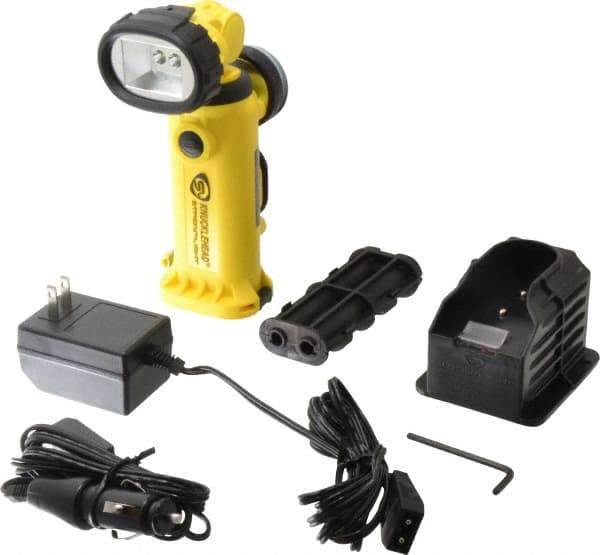 Streamlight - White LED Bulb, 200 Lumens, Industrial/Tactical Flashlight - Yellow Plastic Body, 1 AA Battery Included - Top Tool & Supply