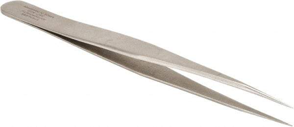 Aven - 5" OALmm-SA Precision Tweezers - General Purpose, Strong Tip - Top Tool & Supply