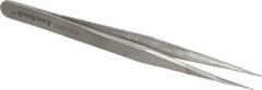 Aven - 4-3/4" OAL 3-SA Precision Tweezers - Straight, Subminiature Assembly - Top Tool & Supply