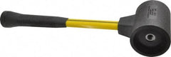 NUPLA - 6-1/2 Lb Head 3" Face Composite Nonmarring Hammer without Faces - Fiberglass Handle - Top Tool & Supply