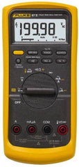 Fluke - 2 Piece, Digital Multimeter Kit - 1,000 Volt Max, 10 Max Amp - Top Tool & Supply