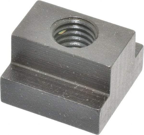 Gibraltar - 1/2-13 Blind Tapped T Slot Nut - 5/8" Slot Width, 1-1/8 x 3/8" Base Width x Height, 1-1/8 x 3/4" OAL x Height - Top Tool & Supply