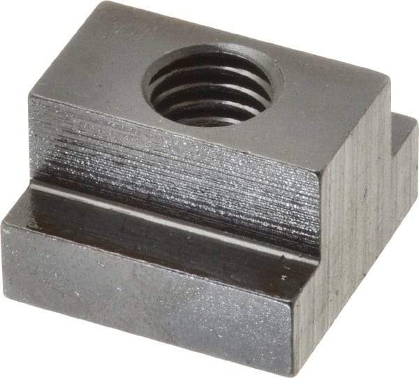 Gibraltar - 1/2-13 Tapped Through T Slot Nut - 5/8" Slot Width, 1-1/8 x 3/8" Base Width x Height, 1-1/8 x 3/4" OAL x Height - Top Tool & Supply