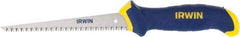 Irwin - 6-1/2" High Carbon Steel Blade Drywall Saw - Wood Handle, Ergonomic, 13-5/8" OAL - Top Tool & Supply