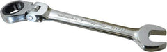 Blackhawk by Proto - 11/16" 12 Point Flexhead Combination Wrench - 15° Head Angle, 7-1/2" OAL, Steel, Chrome Finish - Top Tool & Supply