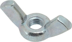 Value Collection - #10-32 UNF, Steel Standard Wing Nut - Grade 2, 0.91" Wing Span, 0.47" Wing Span - Top Tool & Supply