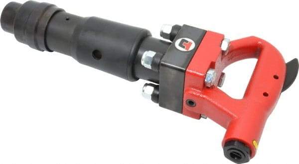 Universal Tool - 2,100 BPM, 3-3/4 Inch Long Stroke, Pneumatic Chipping Hammer - 30 CFM Air Consumption, 3/8 NPT Inlet - Top Tool & Supply