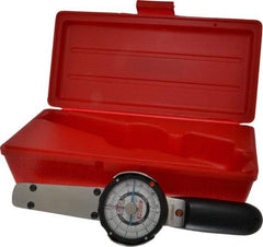 Proto - 3/8" Drive Dial Torque Wrench - 50 Ft/Lb Torque, 10-1/4" OAL, Fixed Head - Top Tool & Supply