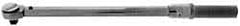 Apex - 1/4" Drive, 30 to 150 In/Lb, Click Type Torque Wrench - 1 Ft/Lb Graduation, 9-1/2" OAL - Top Tool & Supply