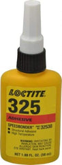 Loctite - 50 mL Bottle Two Part Acrylic Adhesive - 5 min Working Time, 2,200 psi Shear Strength, Series 325 - Top Tool & Supply