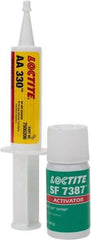 Loctite - 25 mL Aerosol Two Part Acrylic Adhesive - 5 min Working Time, Series 330 - Top Tool & Supply