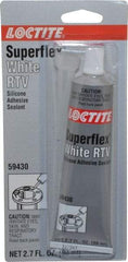 Loctite - 80 mL Tube White RTV Silicone Joint Sealant - 30 min Tack Free Dry Time, 24 hr Full Cure Time, Series 135 - Top Tool & Supply