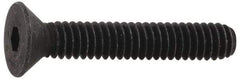 Value Collection - #6-32 UNC Hex Socket Drive, Flat Screw - Alloy Steel, Black Oxide Finish, 3/8" OAL - Top Tool & Supply