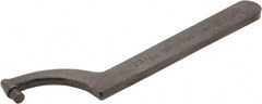 Martin Tools - 3-3/4" Capacity, Pin Spanner Wrench - 9-1/2" OAL, 11/32" Hook Pin Height - Top Tool & Supply