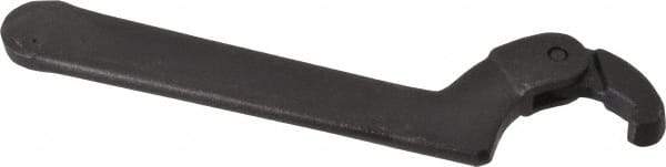 Martin Tools - 3/4" to 2" Capacity, Adjustable Hook Spanner Wrench - 6-3/8" OAL, 1/8" Hook Pin Height - Top Tool & Supply