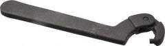 Martin Tools - 3/4" to 2" Capacity, Adjustable Pin Spanner Wrench - 6-3/8" OAL, 5/32" Hook Pin Height - Top Tool & Supply