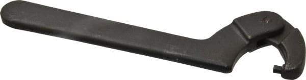 Martin Tools - 1-1/4" to 3" Capacity, Adjustable Pin Spanner Wrench - 8-1/8" OAL, 3/16" Hook Pin Height - Top Tool & Supply