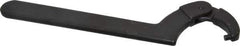 Martin Tools - 2" to 4-3/4" Capacity, Adjustable Pin Spanner Wrench - 11-3/8" OAL, 1/4" Hook Pin Height - Top Tool & Supply