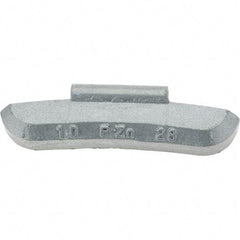 Perfect Equipment - 1 oz P Wheel Weight - Zinc, For Use with Automotive & Light Trucks - Top Tool & Supply