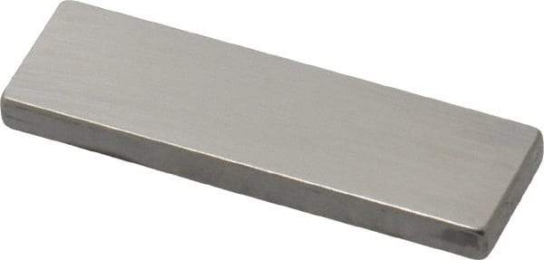 Mitutoyo - 0.1007" Rectangular Steel Gage Block - Accuracy Grade AS-1, Includes Certificate of Inspection - Top Tool & Supply