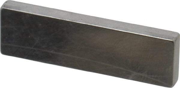 Mitutoyo - 0.124" Rectangular Steel Gage Block - Accuracy Grade AS-1, Includes Certificate of Inspection - Top Tool & Supply