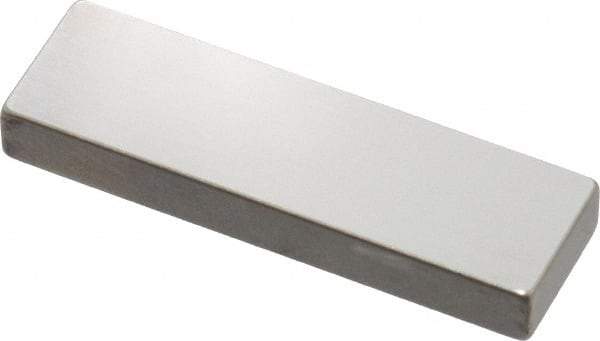 Mitutoyo - 0.144" Rectangular Steel Gage Block - Accuracy Grade AS-1, Includes Certificate of Inspection - Top Tool & Supply