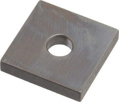 Mitutoyo - 0.17" Square Steel Gage Block - Accuracy Grade 0, Includes Certificate of Inspection - Top Tool & Supply