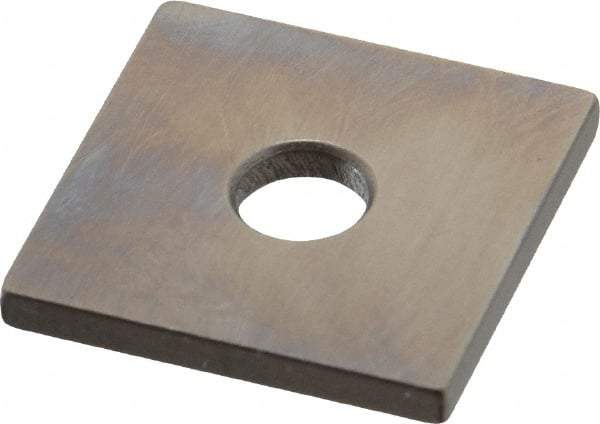 Mitutoyo - 0.103" Square Steel Gage Block - Accuracy Grade 0, Includes Certificate of Inspection - Top Tool & Supply