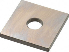 Mitutoyo - 0.105" Square Steel Gage Block - Accuracy Grade 0, Includes Certificate of Inspection - Top Tool & Supply