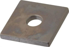 Mitutoyo - 0.117" Square Steel Gage Block - Accuracy Grade 0, Includes Certificate of Inspection - Top Tool & Supply