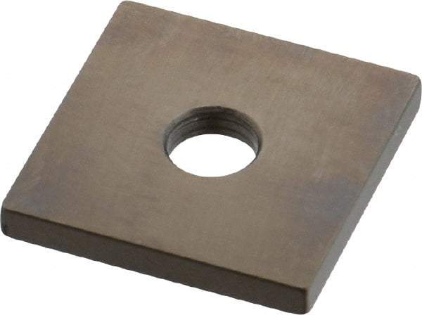 Mitutoyo - 0.122" Square Steel Gage Block - Accuracy Grade 0, Includes Certificate of Inspection - Top Tool & Supply