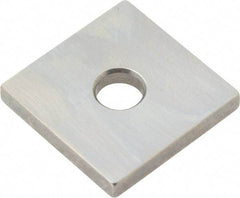 Mitutoyo - 0.134" Square Steel Gage Block - Accuracy Grade 0, Includes Certificate of Inspection - Top Tool & Supply